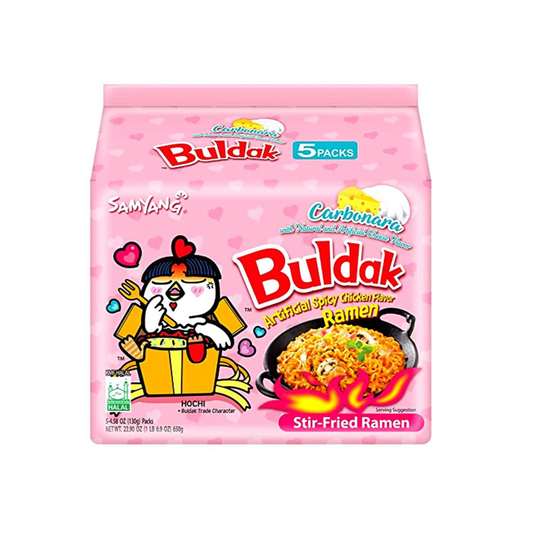 Samyang Buldak Carbonara Noodles (5 Packets)